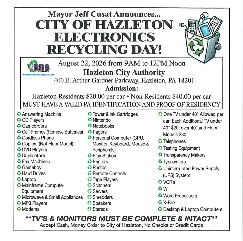 2026 Reccyling flyer